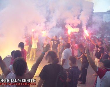 01. kolo Bohemians - Slavia Praha (protest fans)